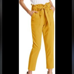 Ambiance apparel large women’s mustard pants